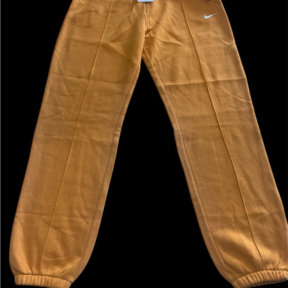 Nike Orange Sweatpants Size Snall
